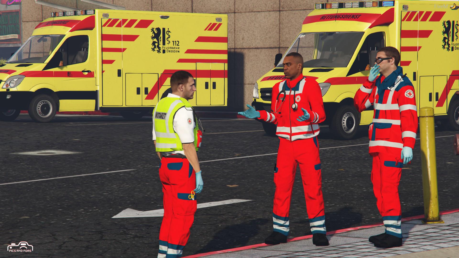 Real paramedics для gta 5