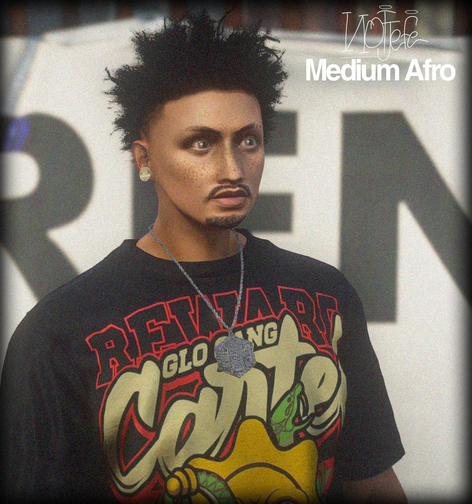 Medium afro gta5 mods