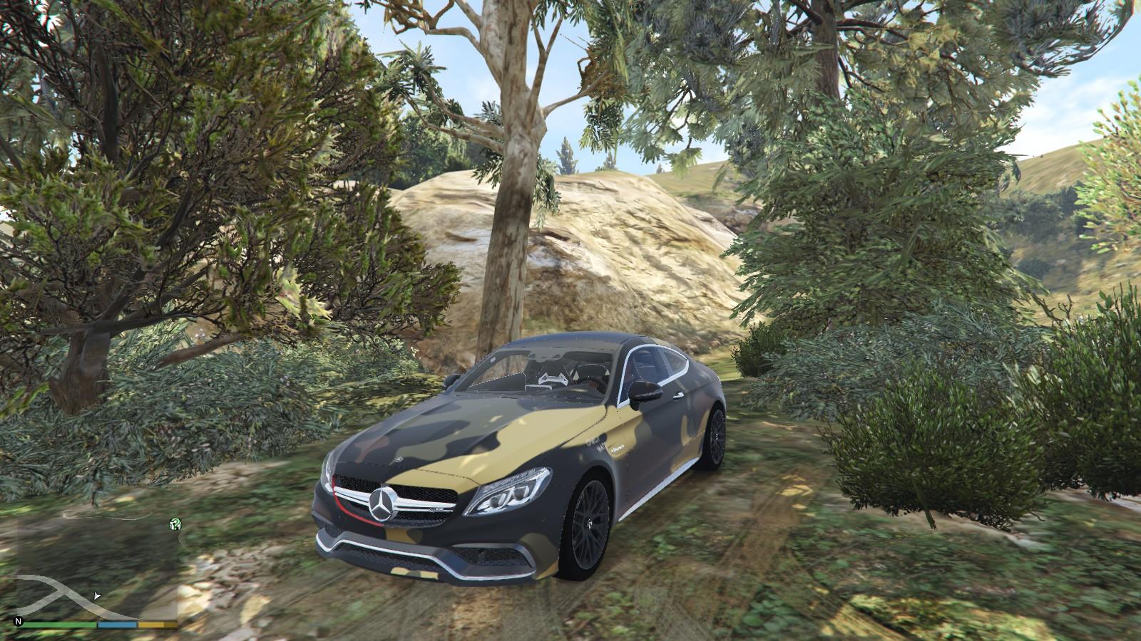 Mercedes-AMG C63s Coupé livery - Camouflage, Sidney Industries Inspired 1.0  - GTA5-Mods.com