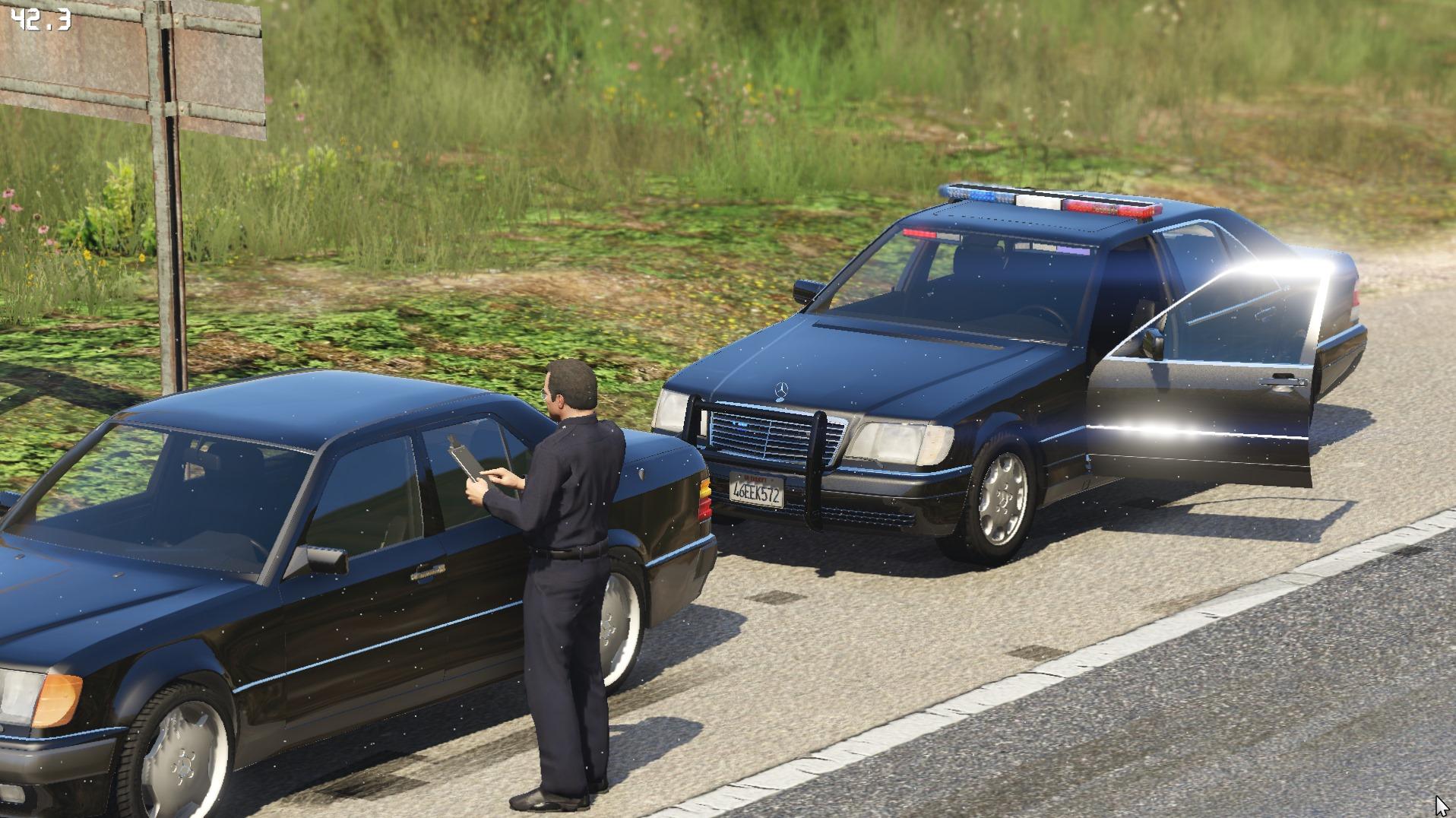 Mercedes-Benz S600 (W140) FBI police - GTA5-Mods.com