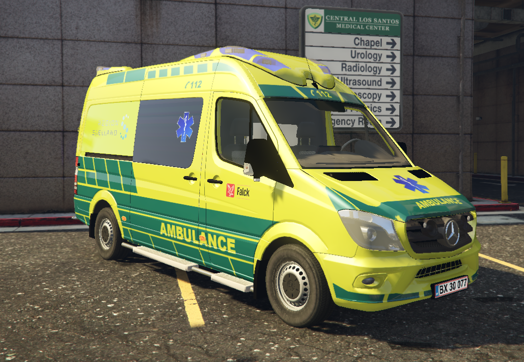 Mercedes Otaris - Danish Ambulance 2018 - GTA5-Mods.com