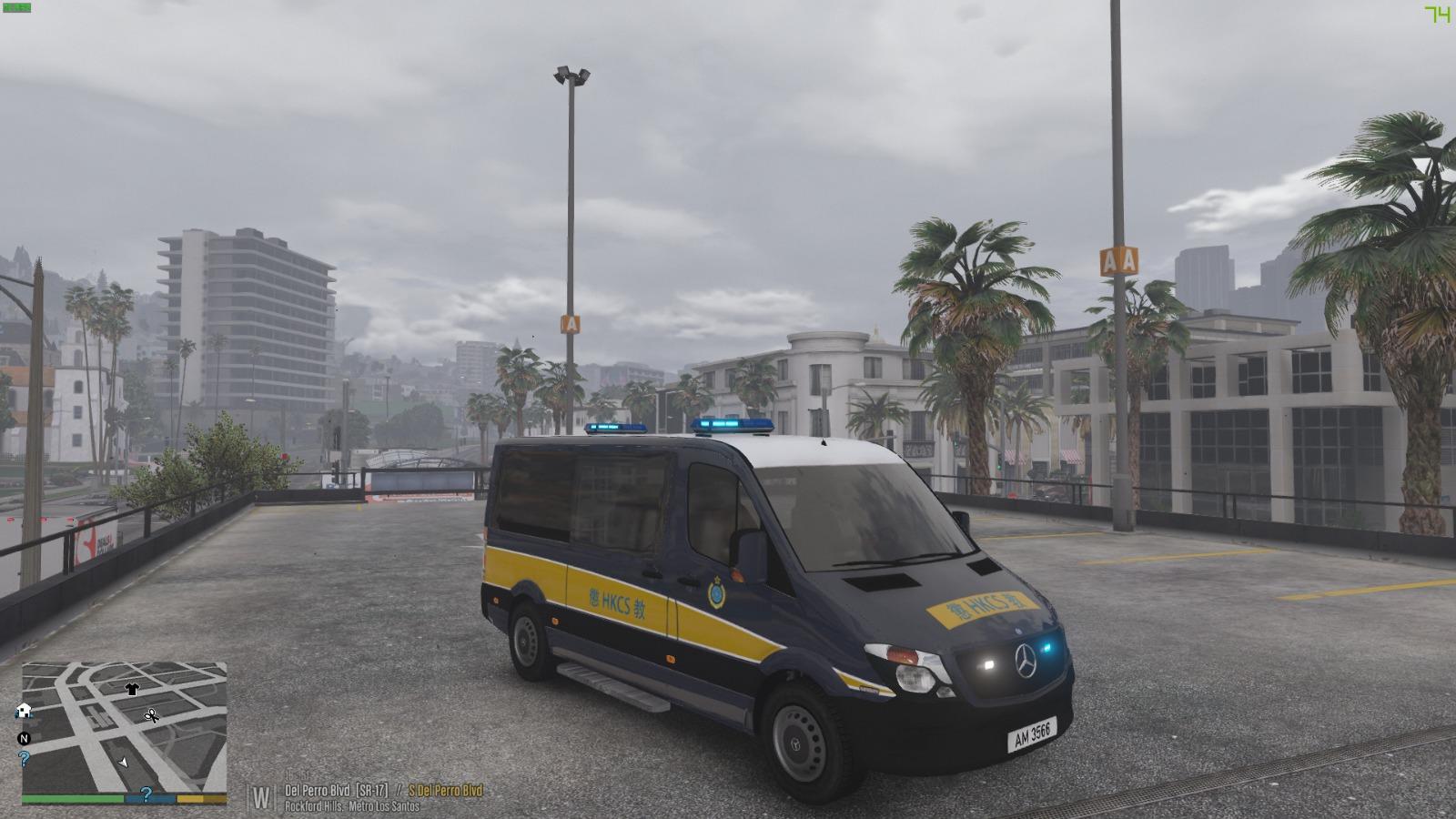 Mercedes Sprinter Hong Kong Correctional Services [SKIN] - GTA5-Mods.com