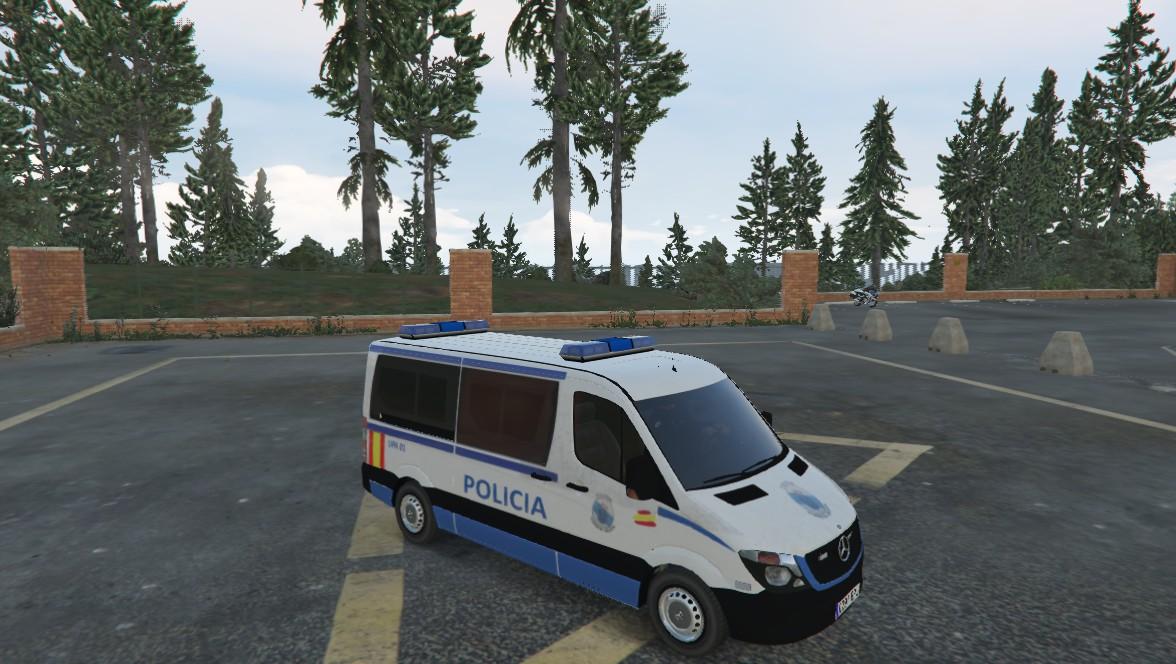 Mercedes Sprinter policia autonomica Galicia - GTA5-Mods.com