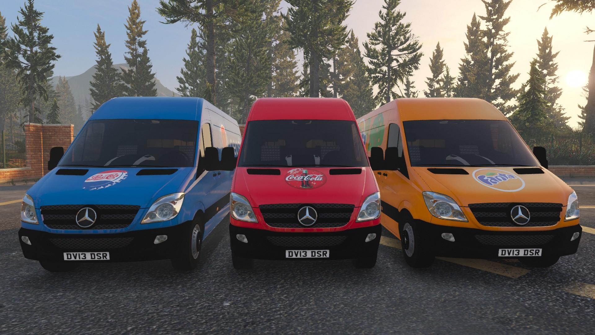 Gta 5 mercedes sprinter mod фото 33