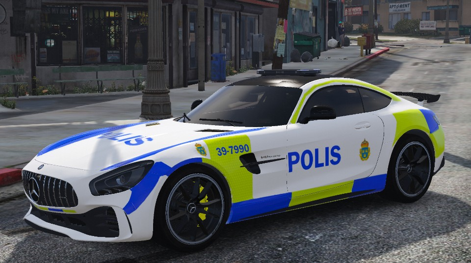 Mercedes AMG gt Police