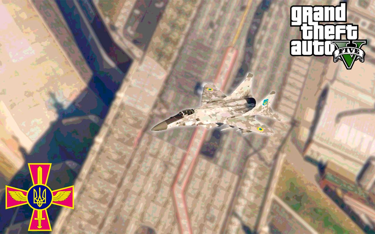 MIG-29 Ukrainian Air Forces Skin - GTA5-Mods.com