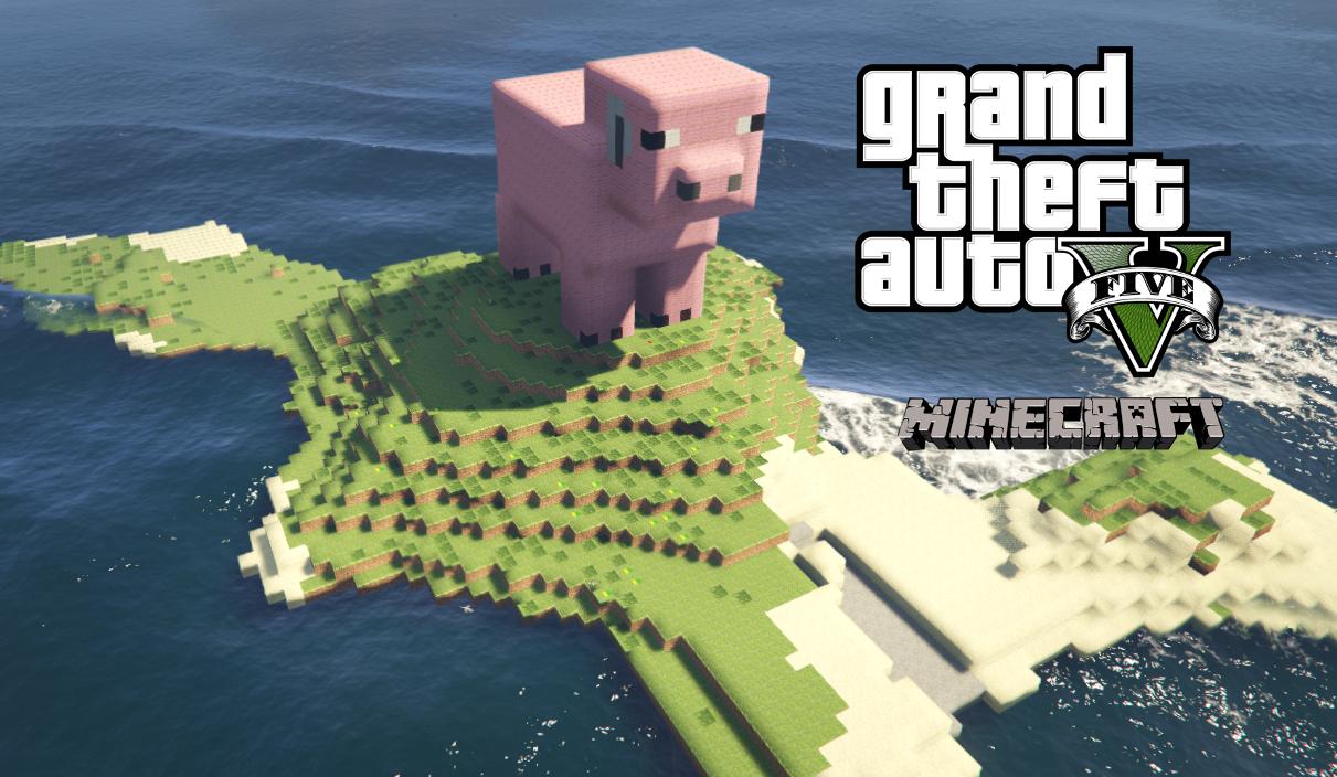 Minecraft Pig Island [Add-On / Replace] - GTA5-Mods.com