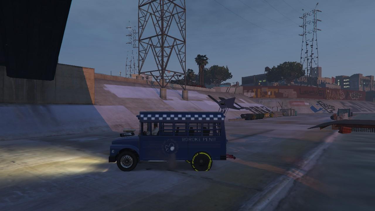 Prison bus gta 5 замена