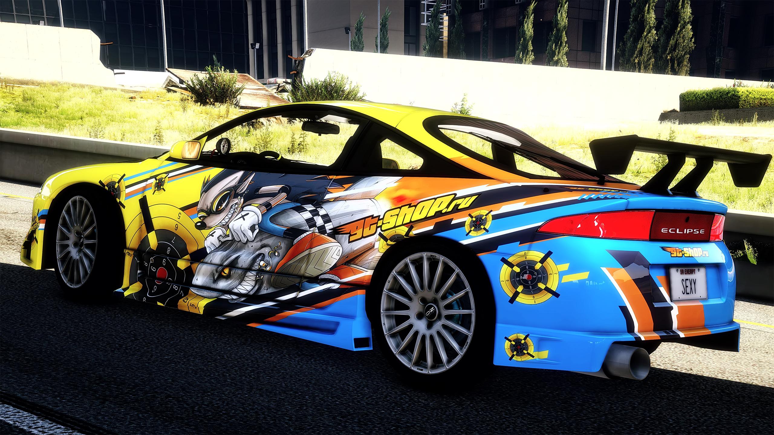 Mitsubishi Eclipse GSX GT Shop Vinyl - GTA5-Mods.com