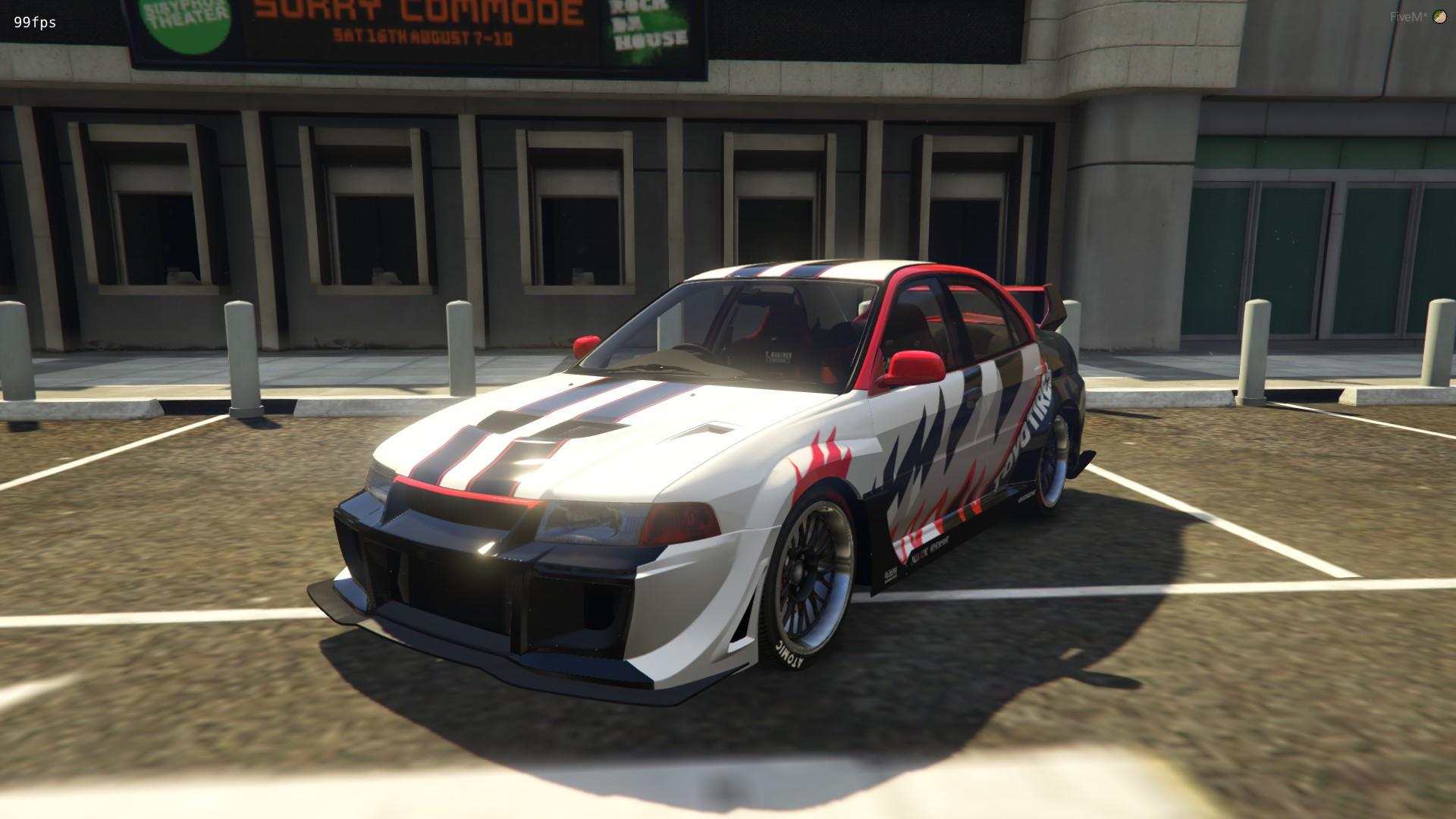 Mitsubishi lancer in gta 5 фото 111