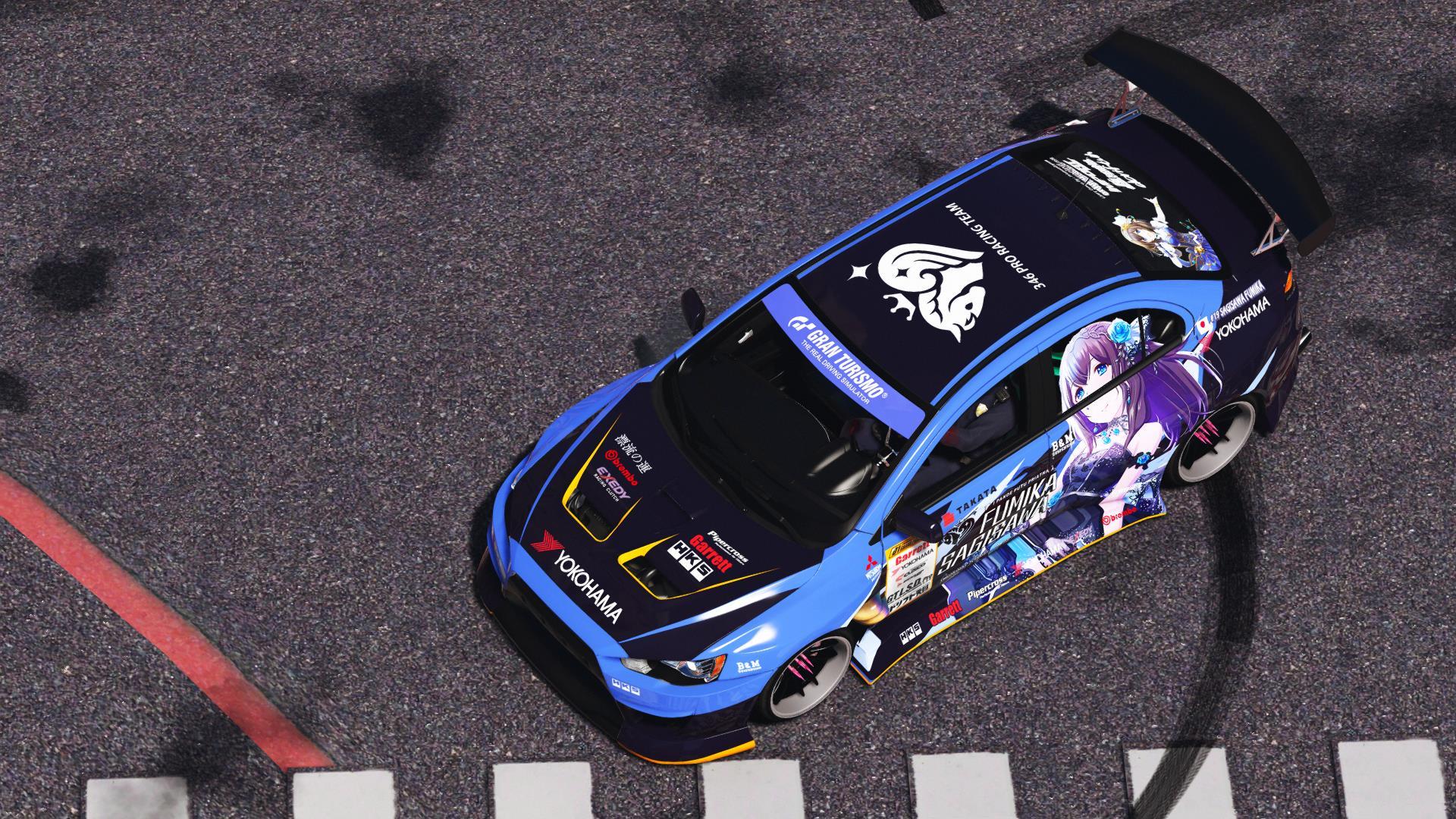 Mitsubishi Lancer Evolution X - Sagisawa Fumika idolmaster