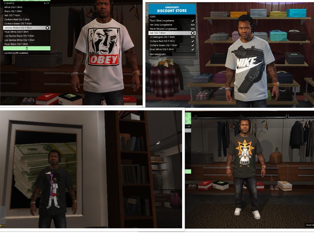 Modern Day Swag for Franklin (Shirt Pack) - GTA5-Mods.com