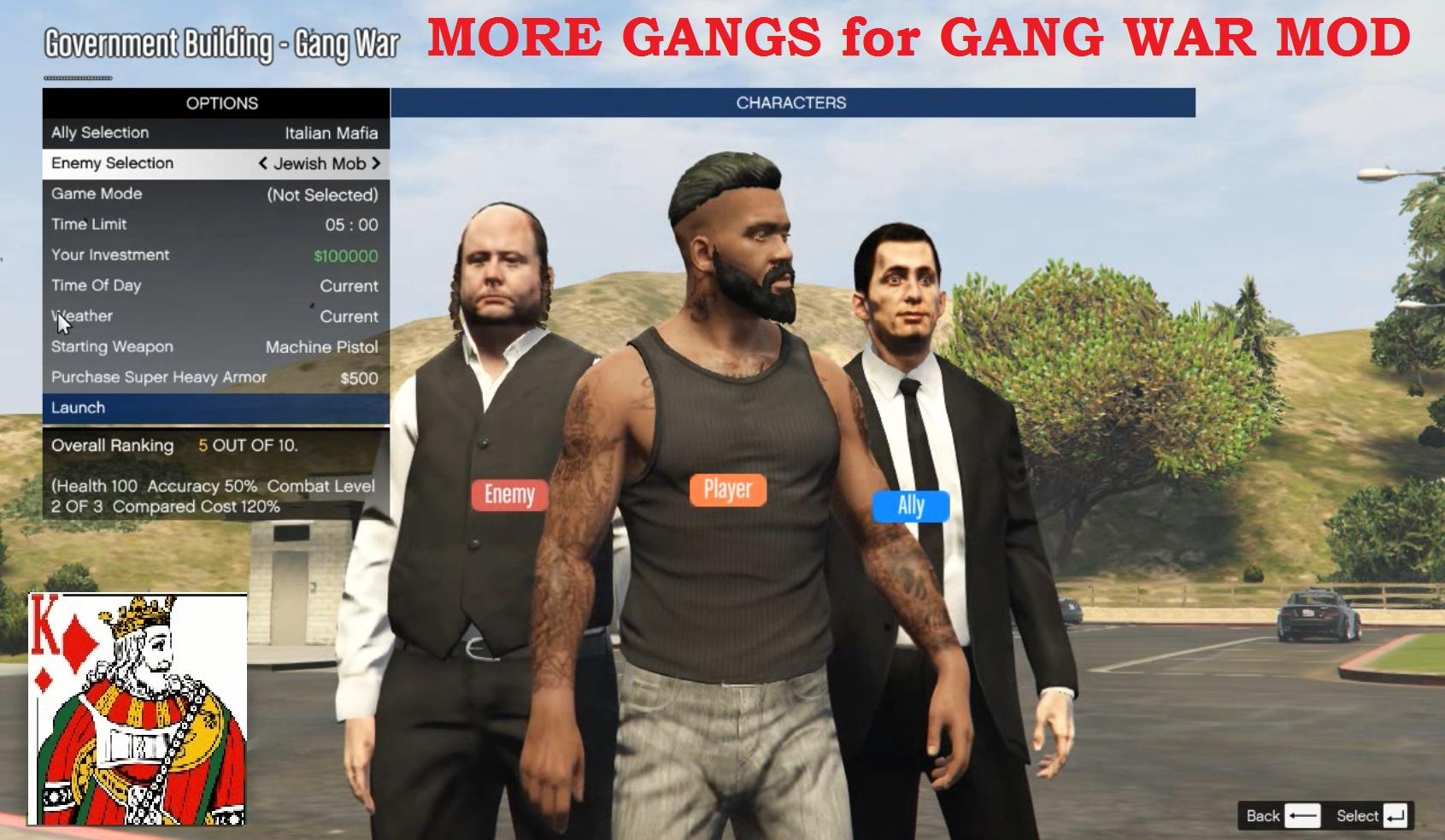 GTA 5: Real Life Gangster Mod - Biggest Gang War! Roleplay #5 (GTA