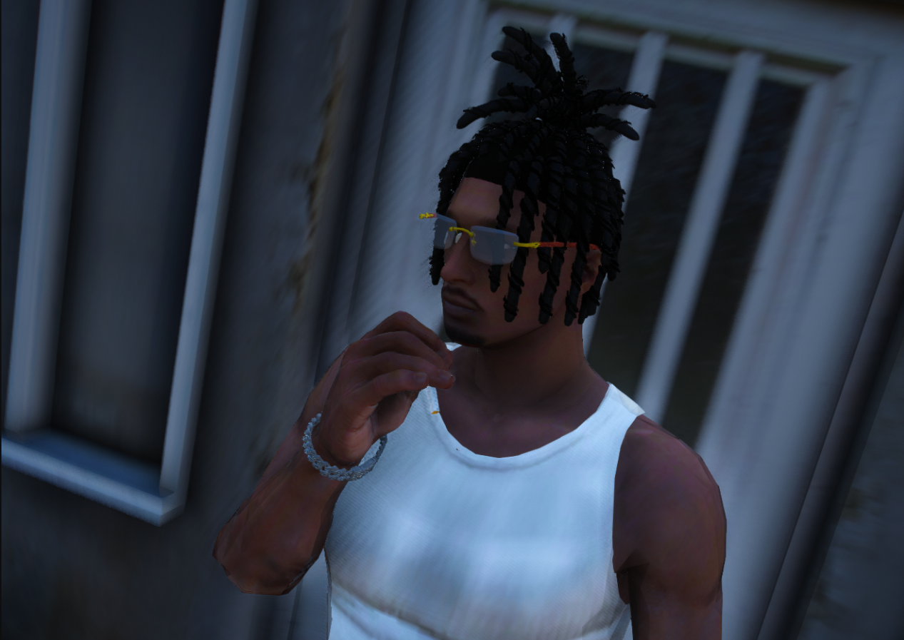 Mp Male Dreads With Pony Tail Gta5