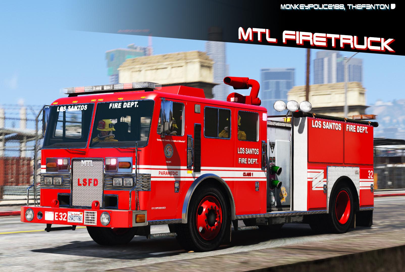 Gta 5 fire truck замена фото 14