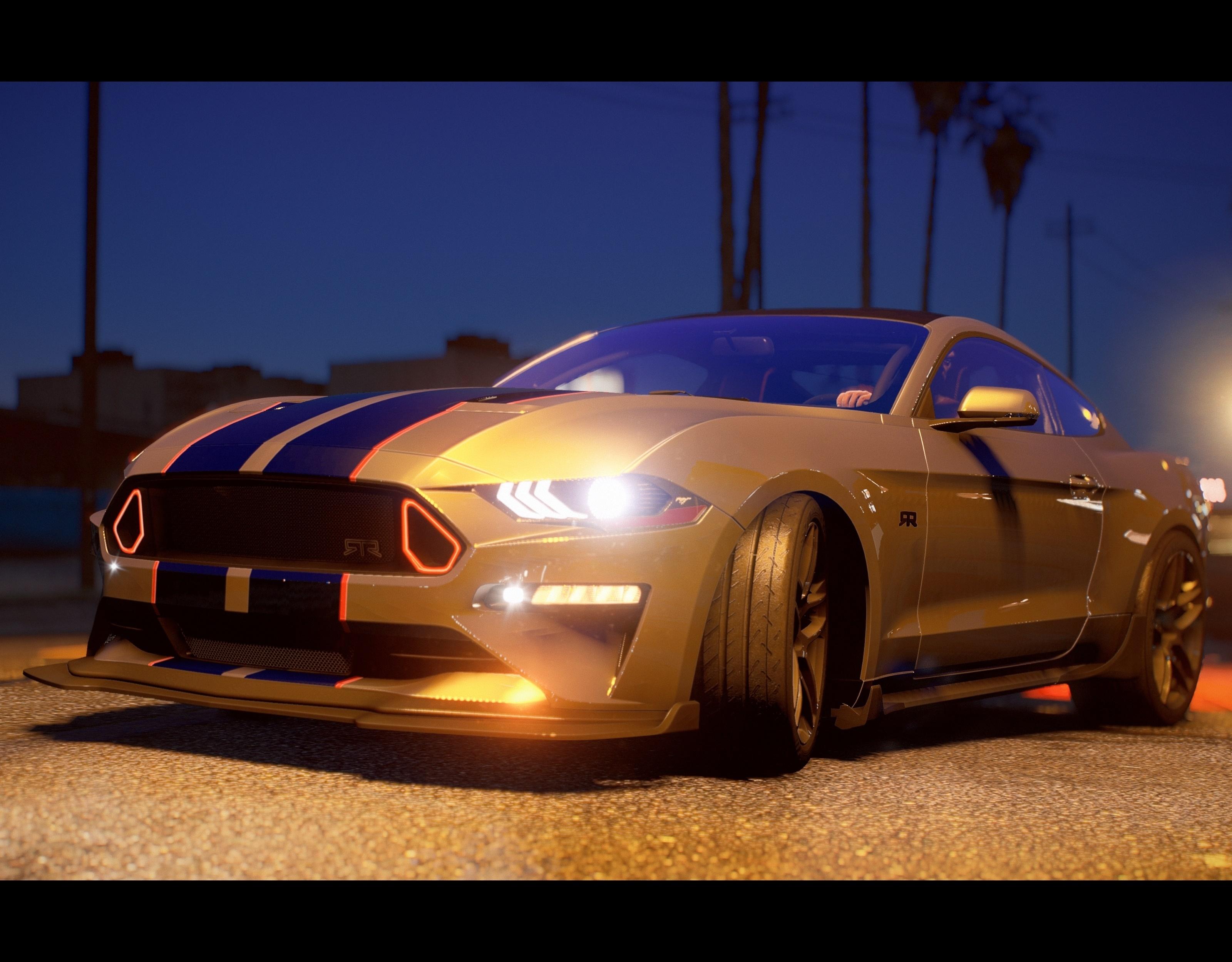 Gta 5 ford mustang replace фото 40
