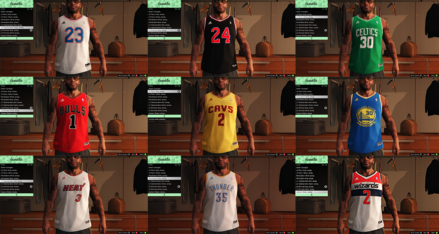 NBA Jersey Mega Pack - GTA5-Mods.com