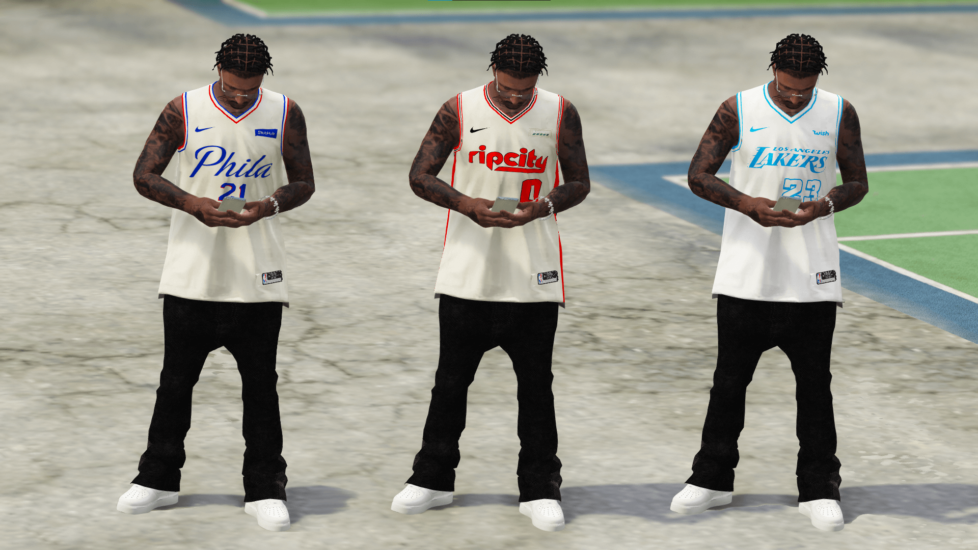NBA 2K14 Complete Los Angeles Lakers Jersey Patch (Updated) 