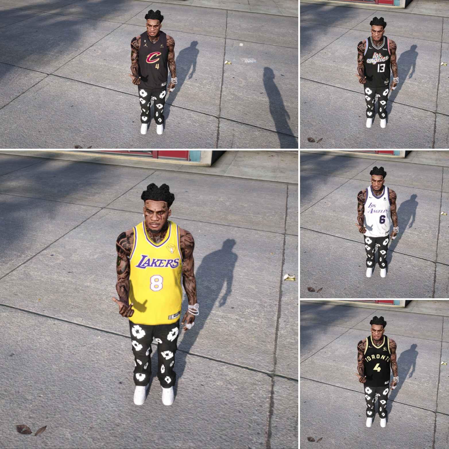 Nba Jerseys Retexture Pack Gta5