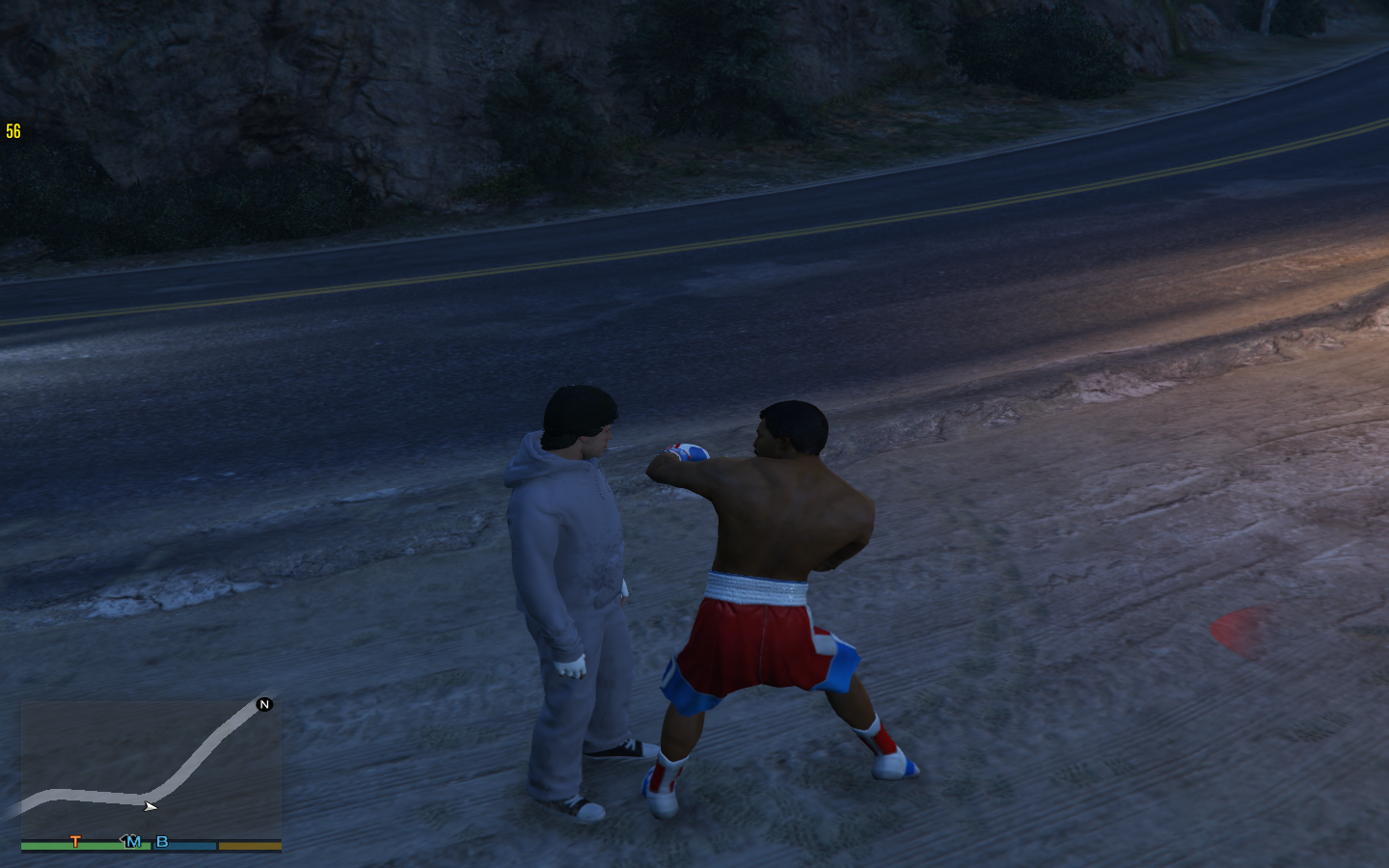 gta 5 online fist fight