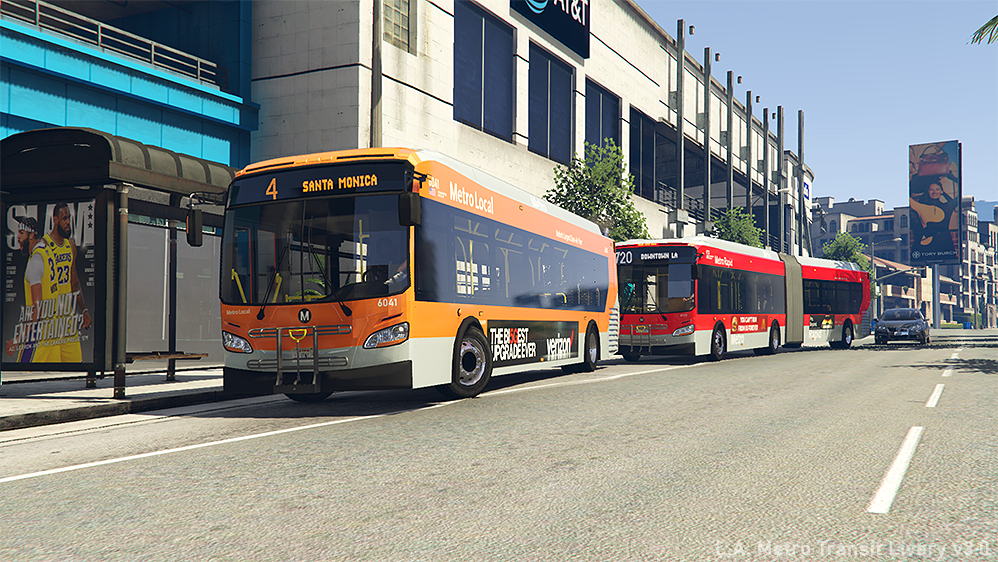 LA Metro Bus Skin for New Flyer Xcelsior - GTA5-Mods.com