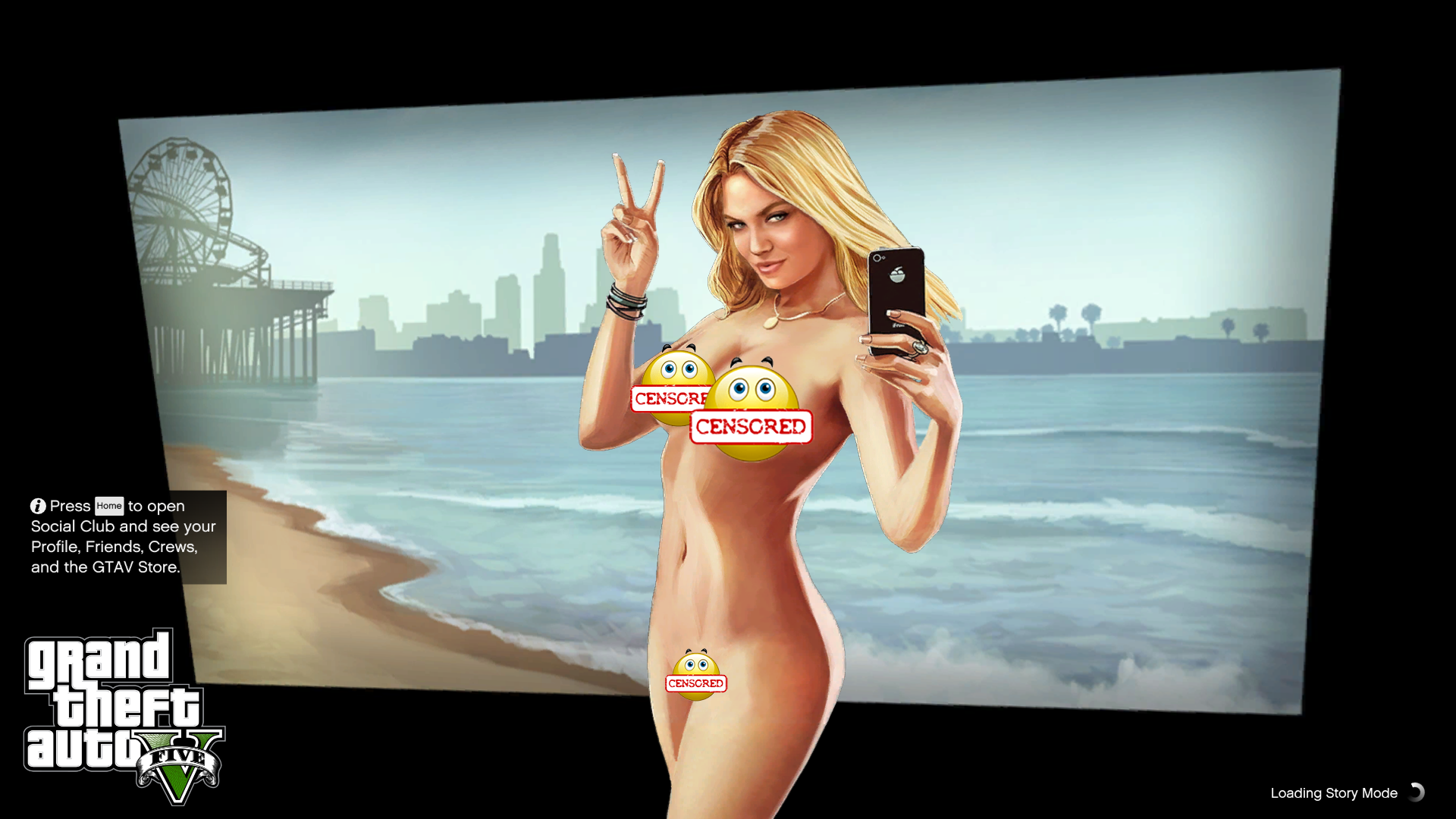 Gta 5 Loading Screen Girl Naked