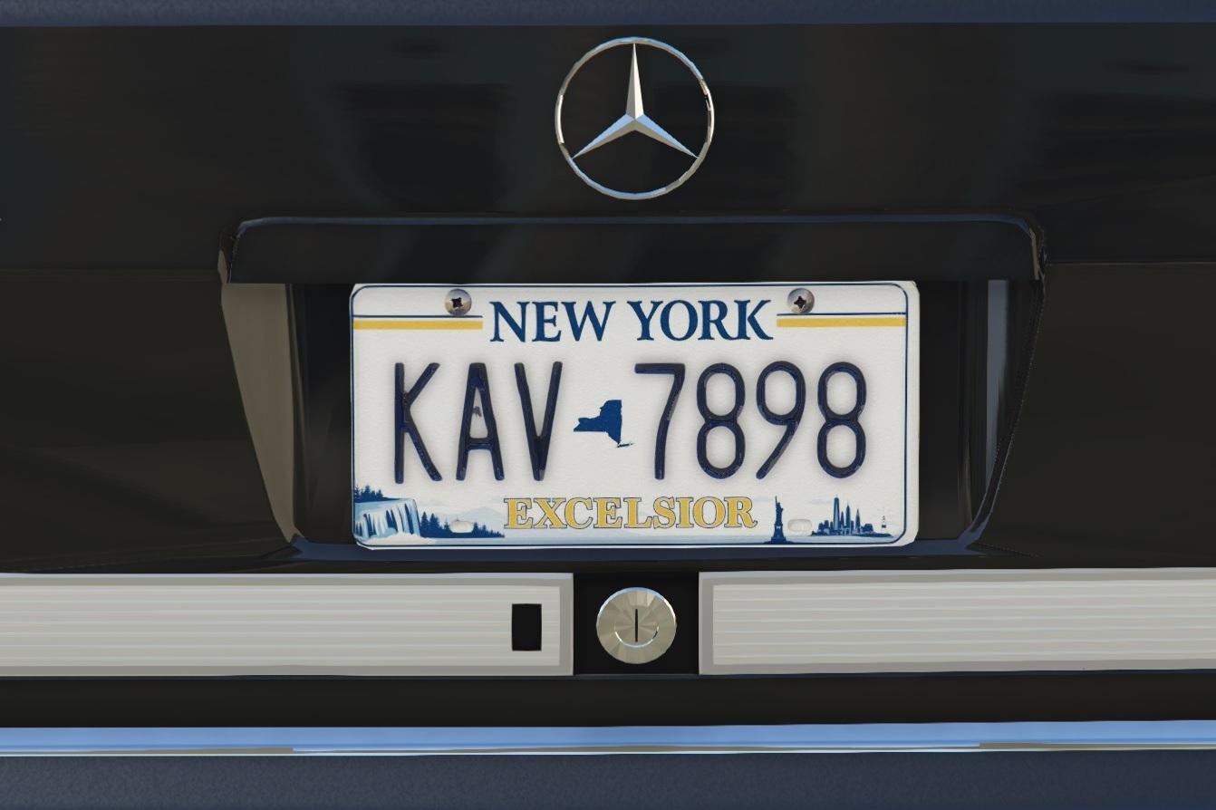 New York License Plates Add On Replace Gta5 Mods Com