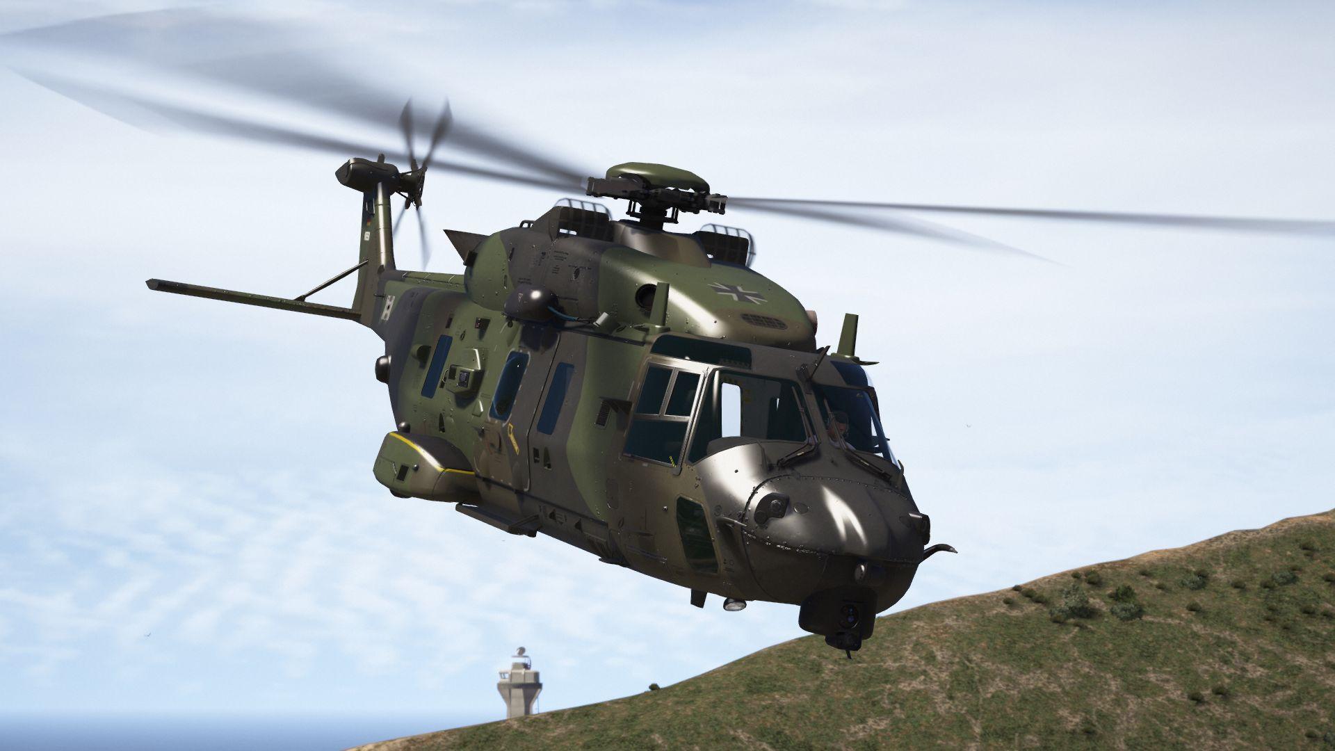 NH90 German Transport Helicopter [Add-On | Custom seat layout] -  GTA5-Mods.com