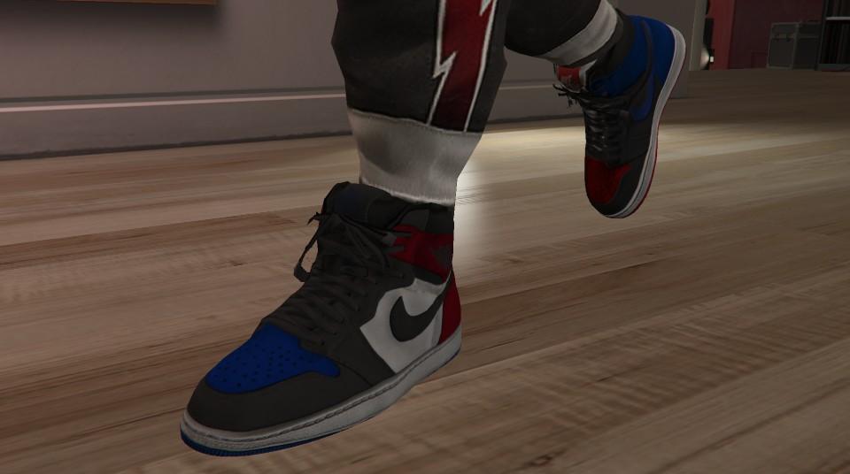 Louis Vuitton x Air Jordan 1 Customs – GTA 5 mod