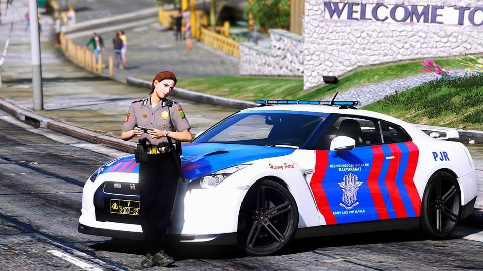 Nissan GTR r35 Police