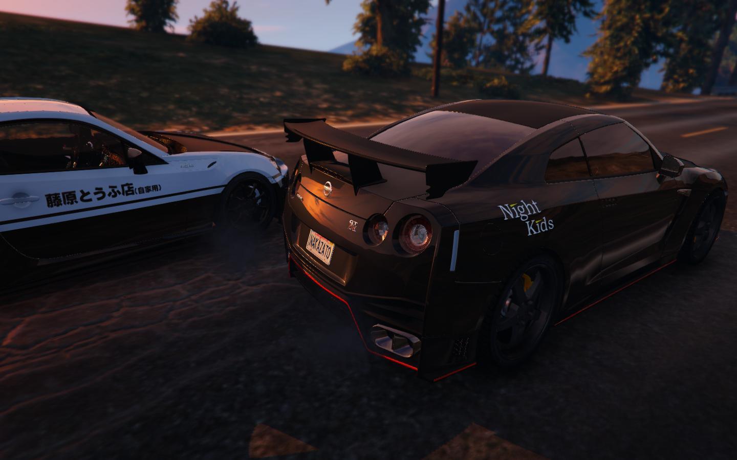 Nissan Gt R Nismo Initial D Livery Gta5 Mods Com