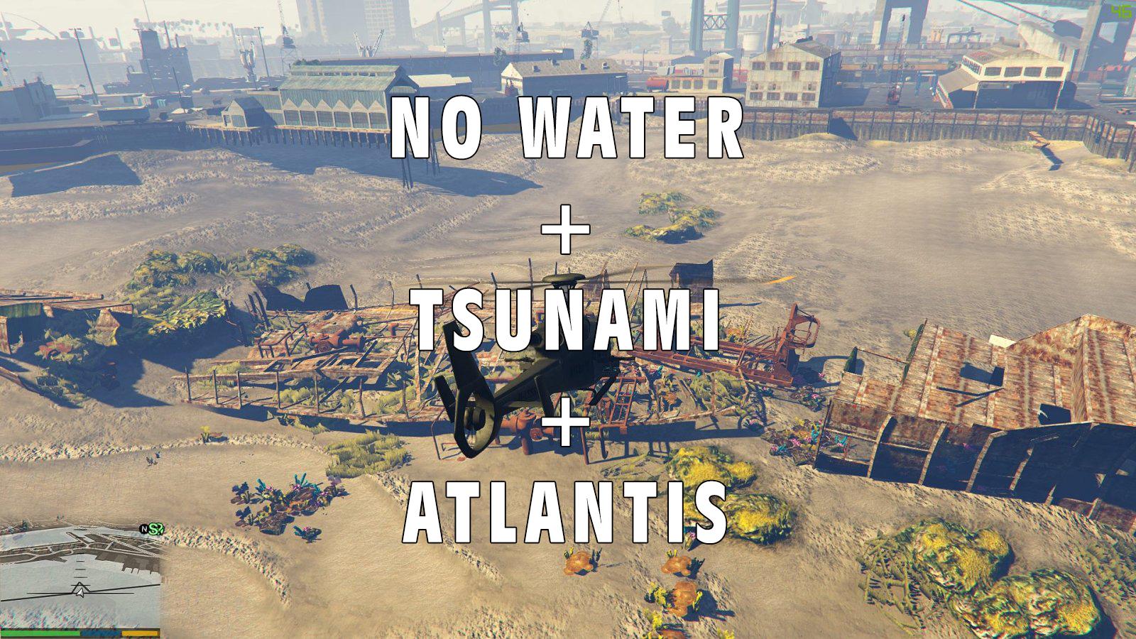 No Water + Tsunami + Atlantis Mod - GTA5-Mods.com