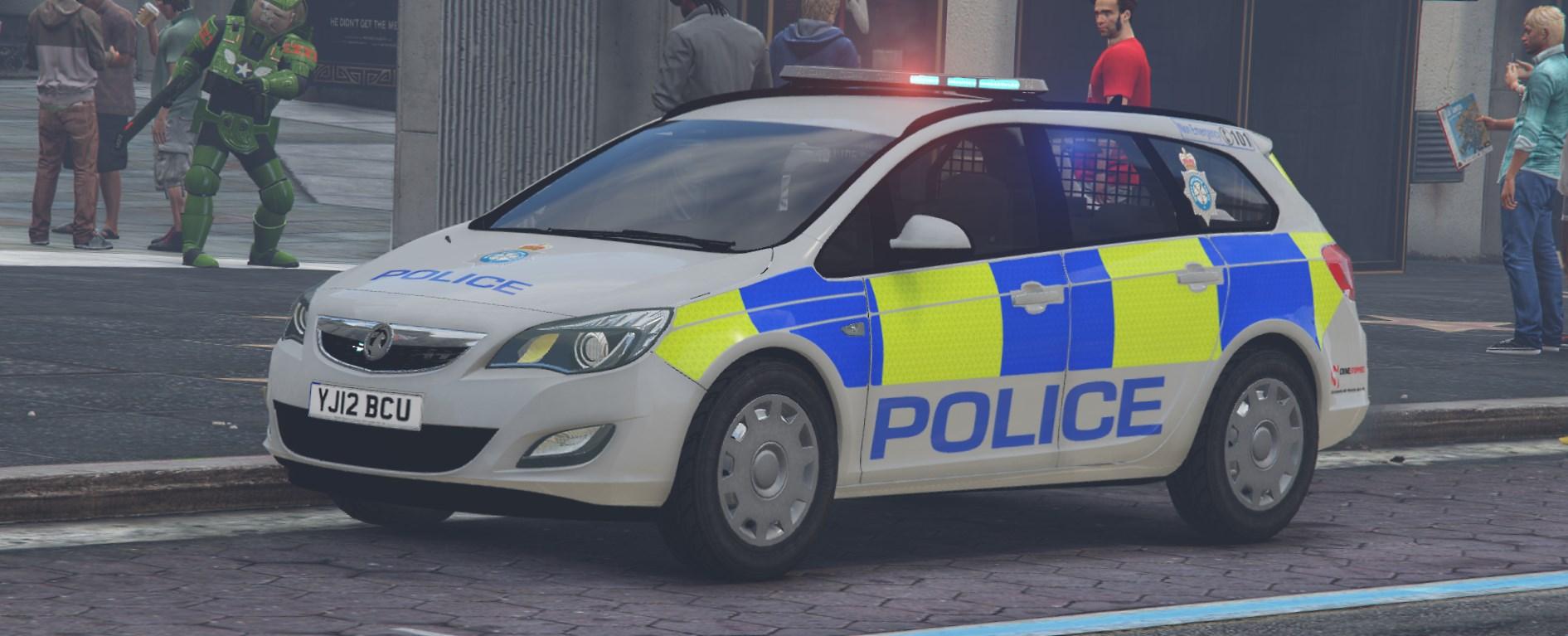 North Yorkshire Police - IRV Livery Pack for the Vauxhall Astra - GTA5 ...