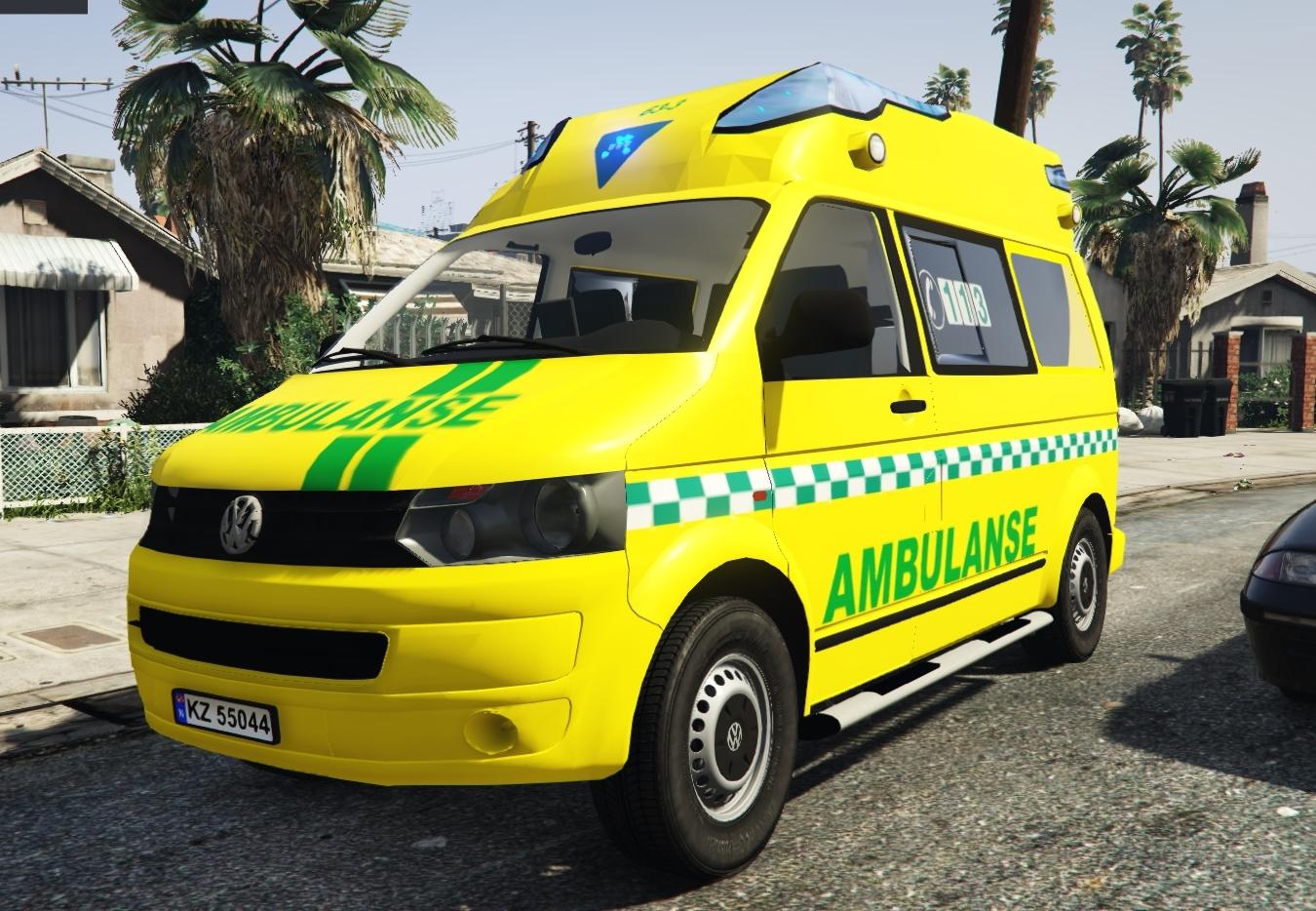 Ambulance gta 5 замена