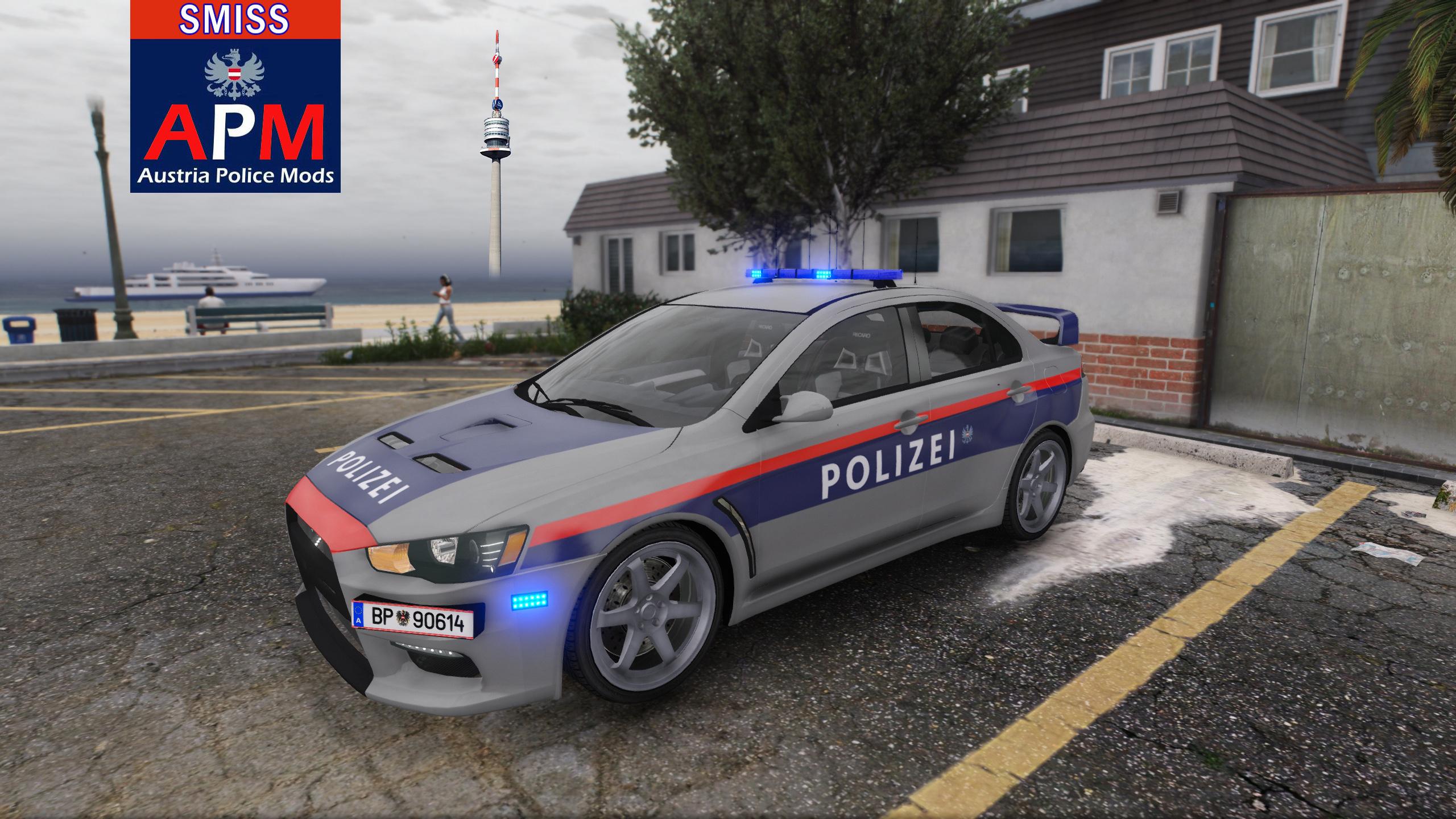 sterreich Polizei Mitsubishi Lancer Evolution X Turbo GTA5