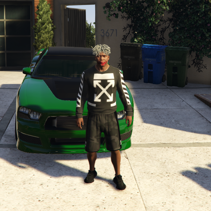 Off-white jumper for Franklin - GTA5-Mods.com