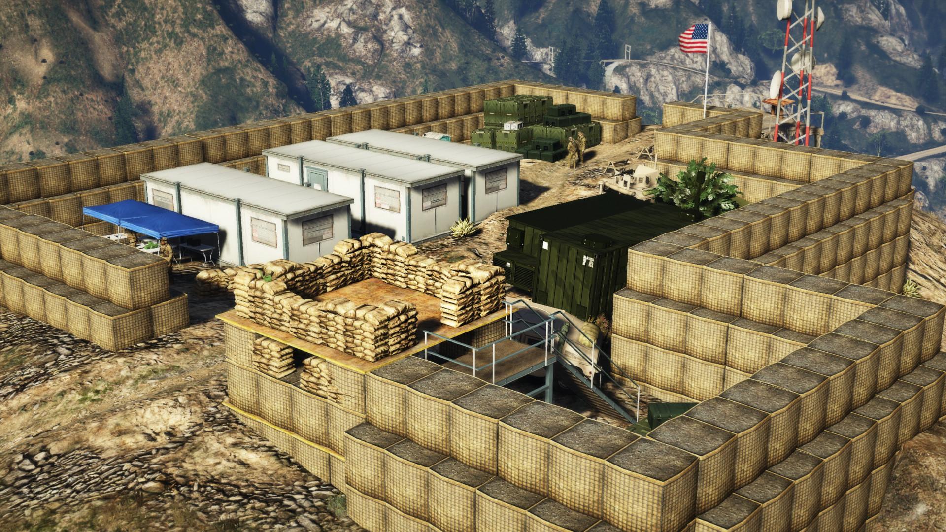 Outpost Zulu Military Outpost Menyoo GTA5 Mods