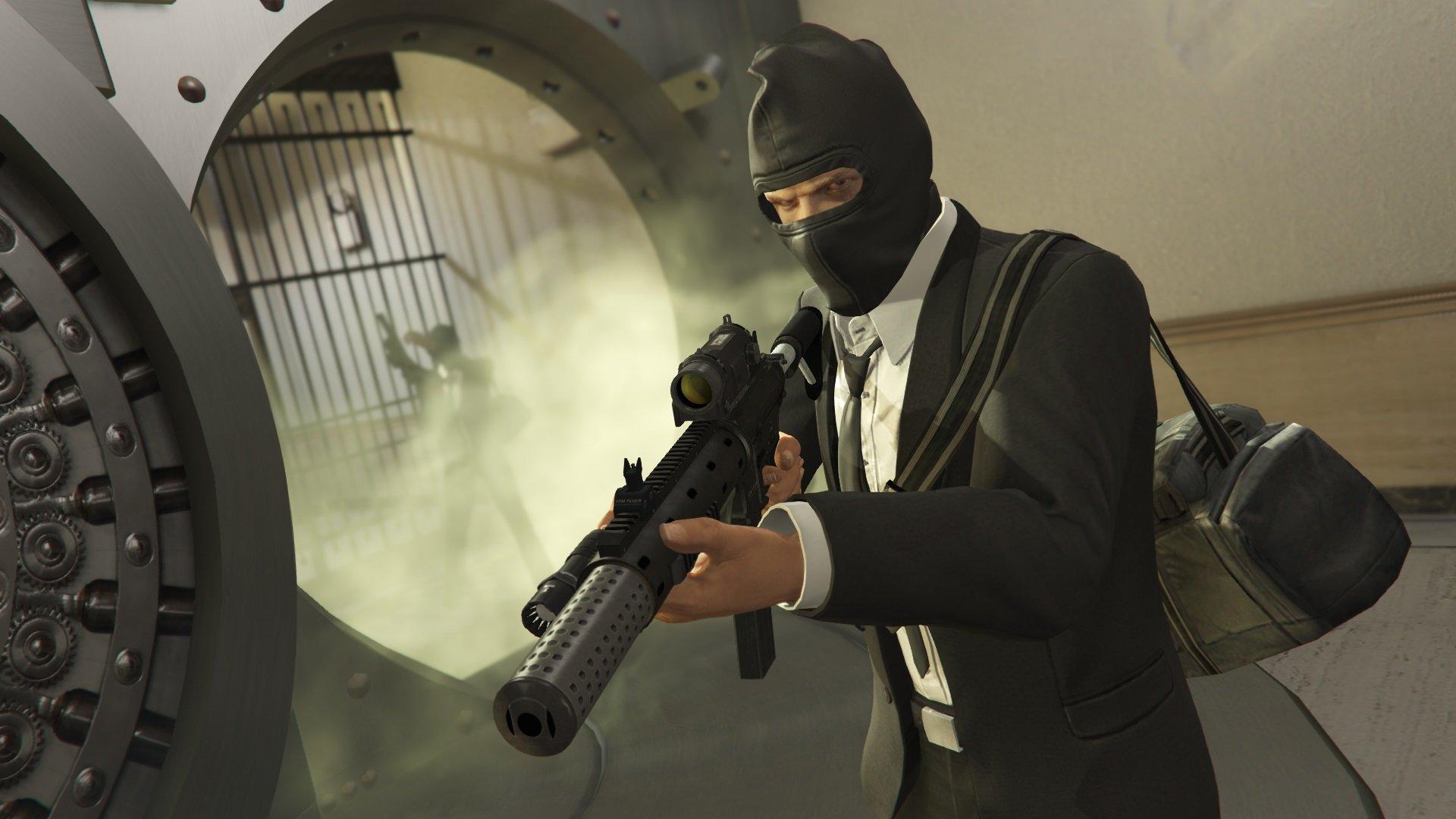 TG on X: GTA 5 Real Life Thug Mod #32 PACIFIC BANK HEIST
