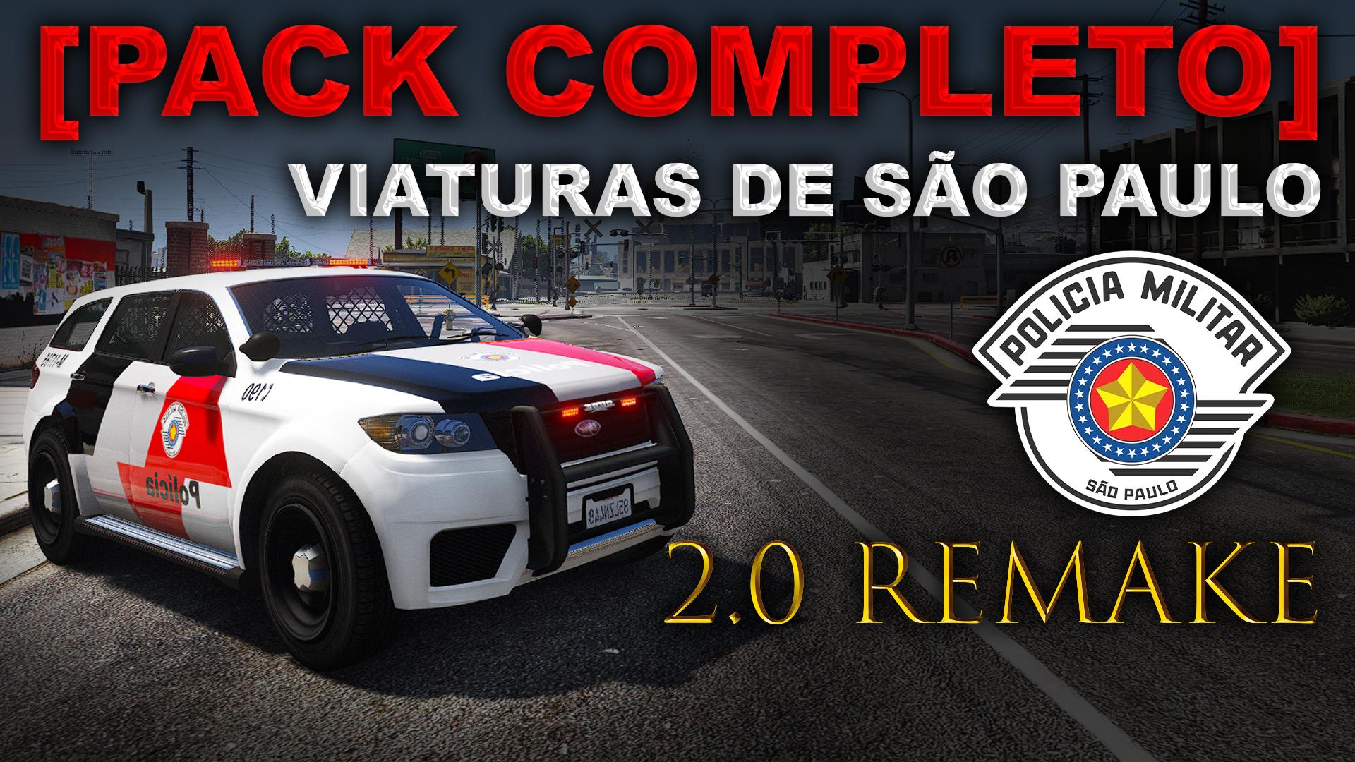 GTA V Mods Brasileiros Pack Policia de São Paulo PMESP 2.0 