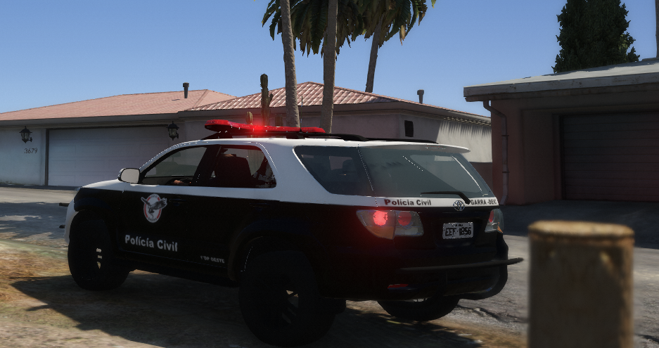 GTA V MOD Policia - Carro HILUX da Policia 