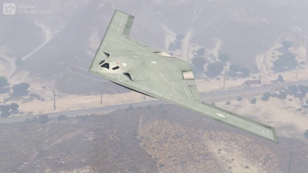 Paint for SkylineGTRFreak's B-21 Raider, added a light grey and ...