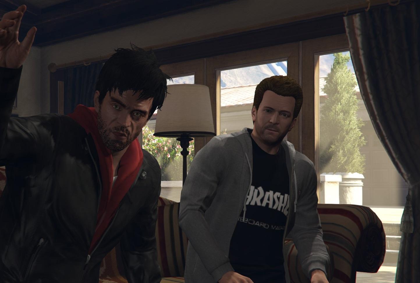 Gta 5 new hair michael фото 35