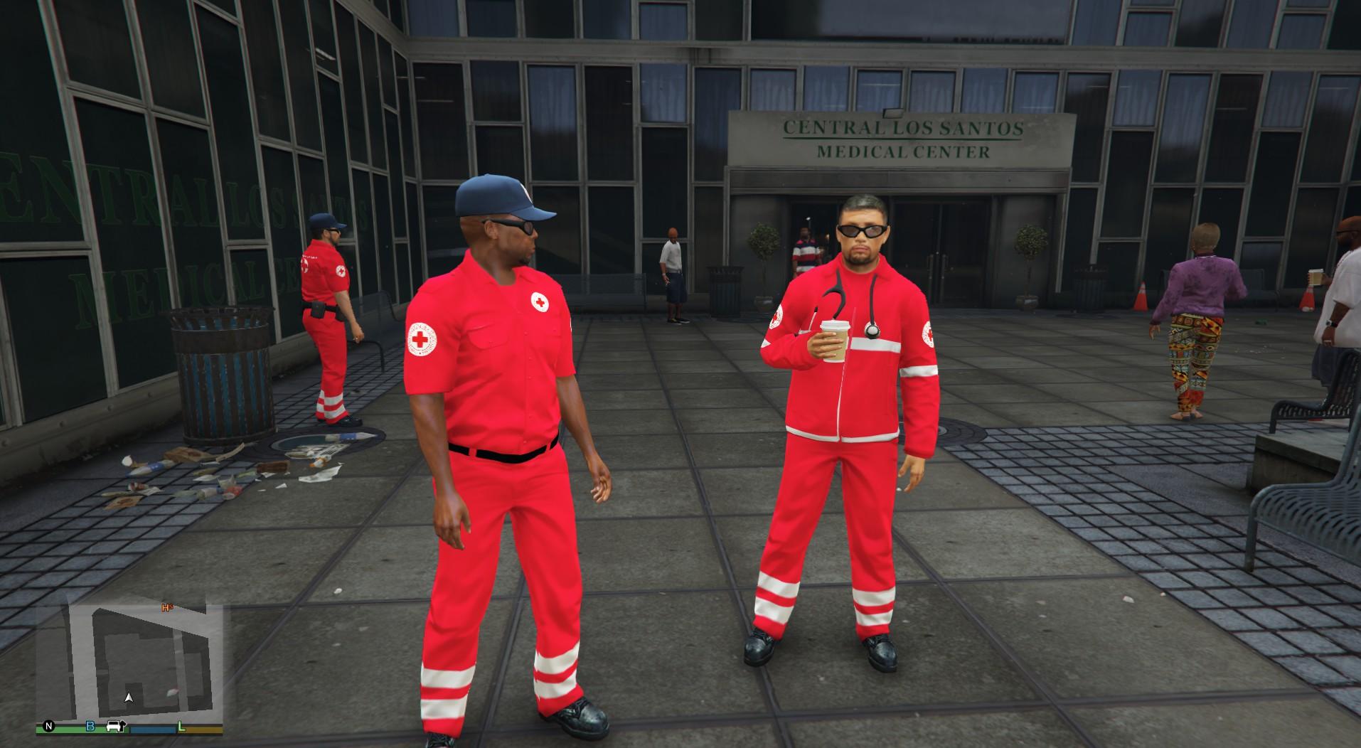 Paramedic gta 5 mod фото 24