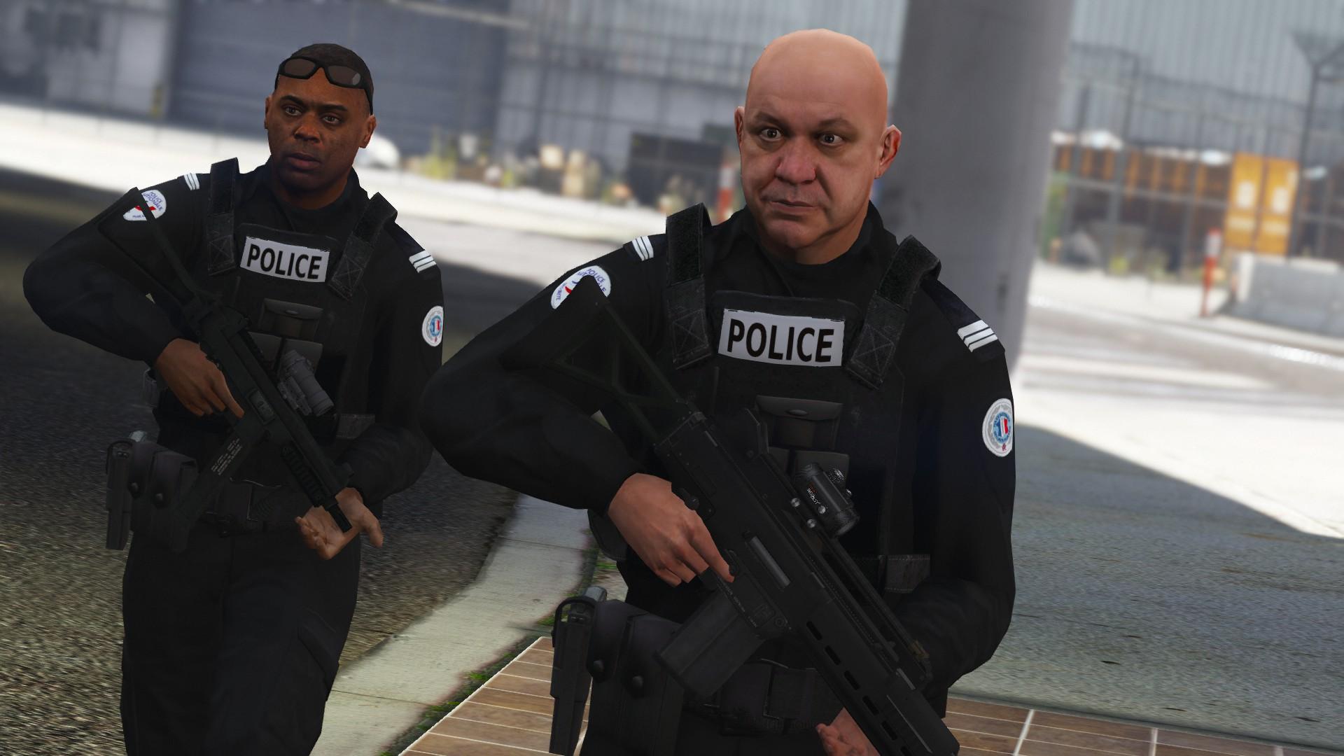 Ped Police Nationale GTA5 Mods  com