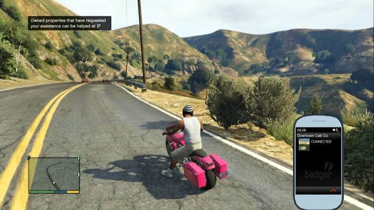 how to get phone up on gta 5