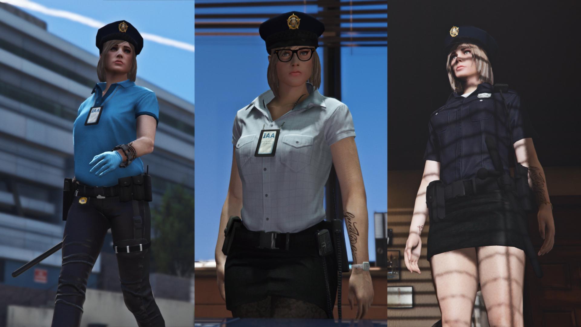 Police Girl Skin Control image