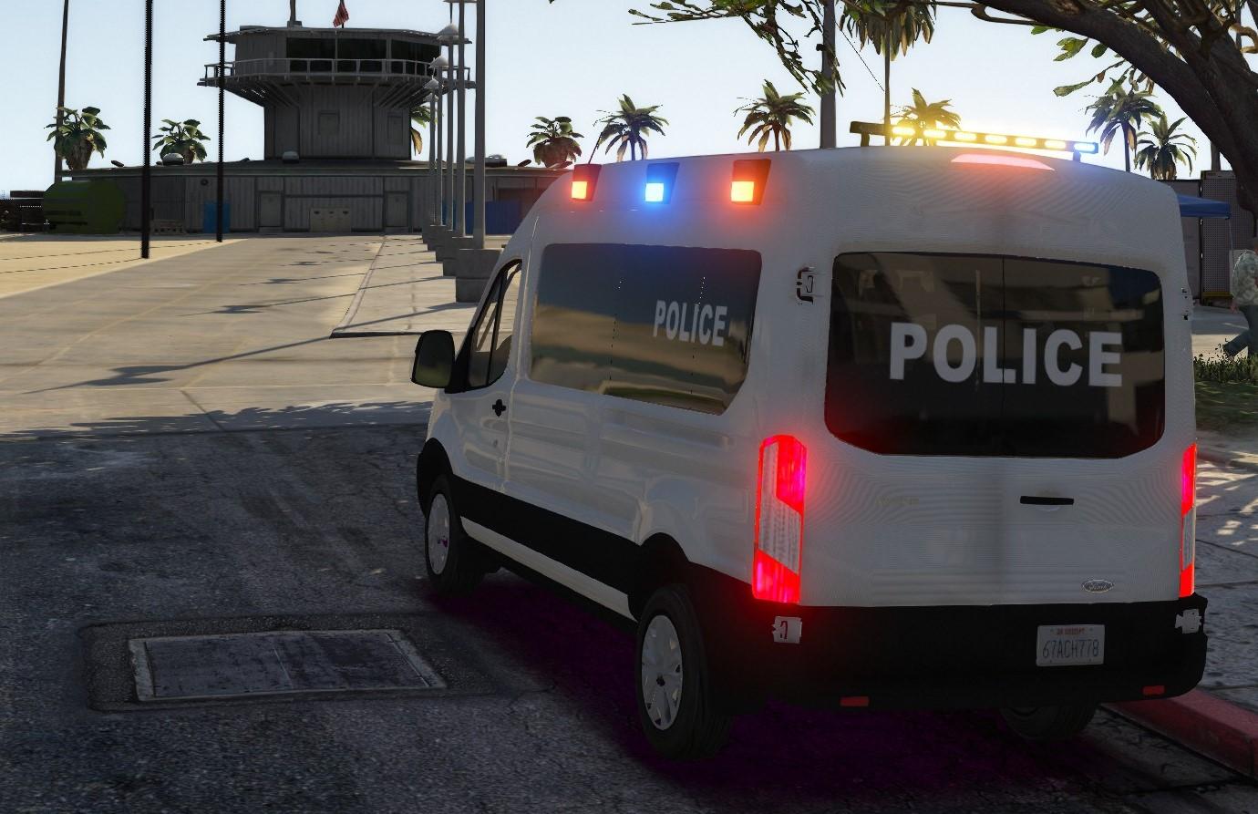 Police Passenger Van Ford Transit Els Add On Requests Impulse99 Fivem