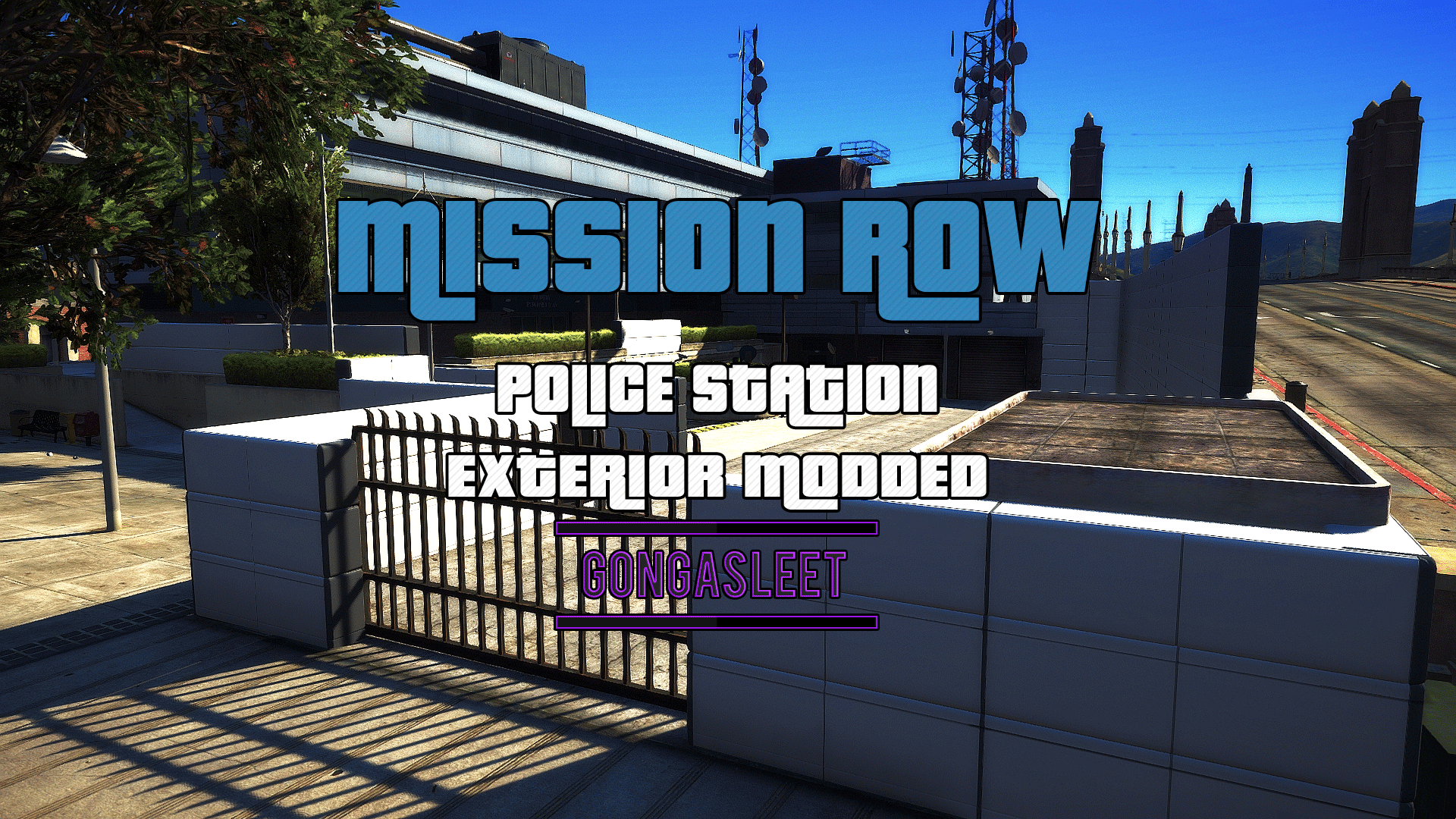 Police Station - Mission Row Exterior Modded [FiveM | SP Menyoo] [YMAP ...