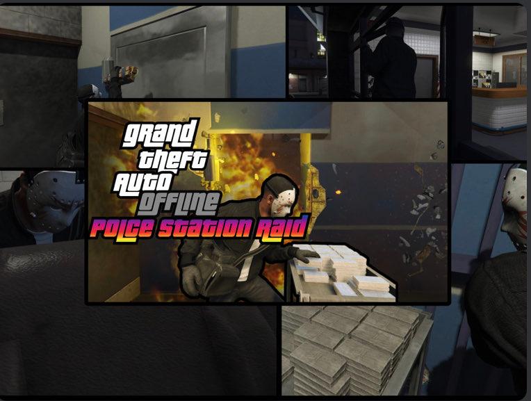 Grand Theft Auto Offline: Rolling In Blue Meth Lab Heist 