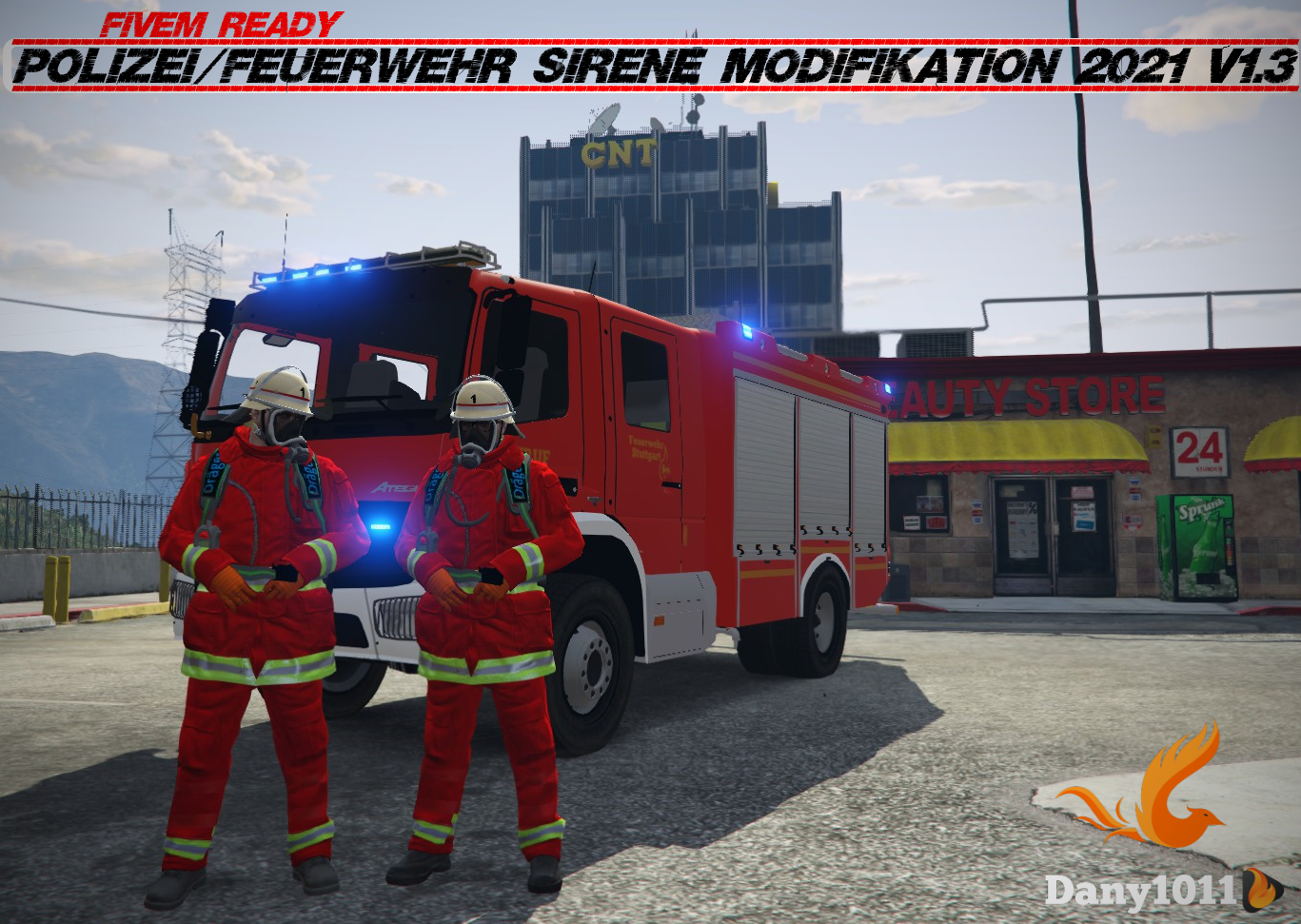 Polizei/Feuerwehr Sirene Modifikation 2021 V1.3.5 
